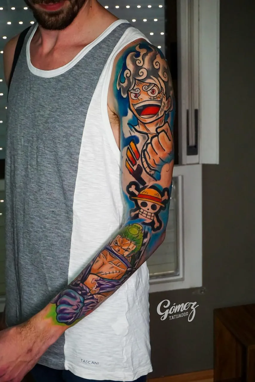 Tatuaje de manga personalizado en Recoleta